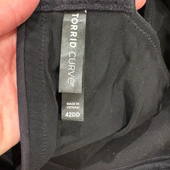 TORRID Women’s Dream Wire-Free Push-Up Bra Black Size 42DD - Picture 6 of 11